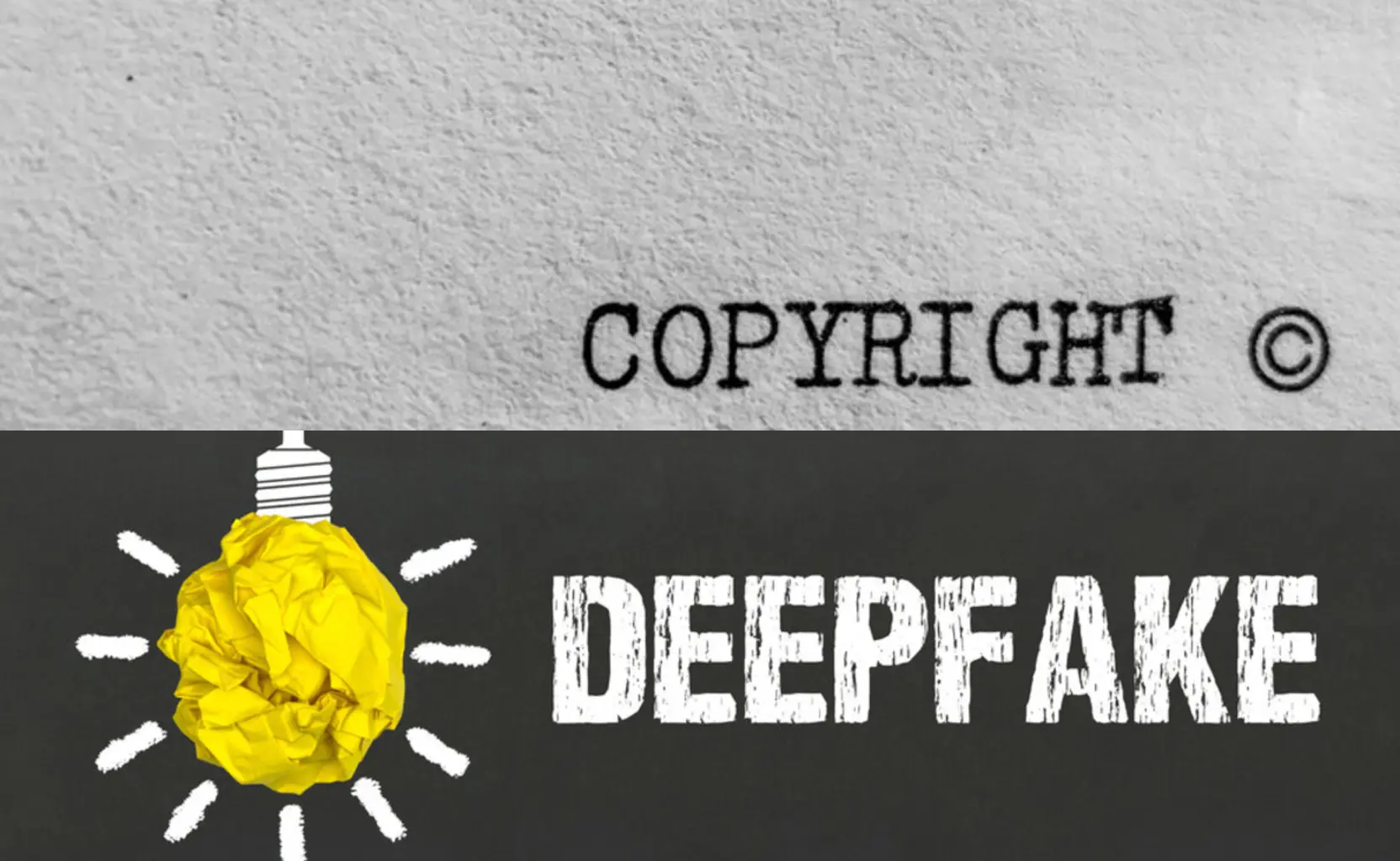 Visual representation of deepfake and digital identity concept