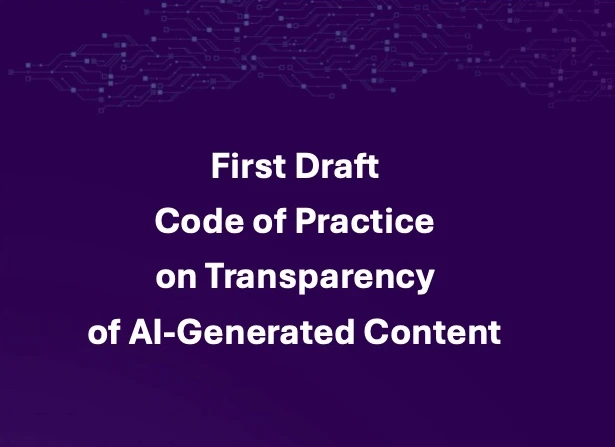Visual representation of European regulation on artificial intelligence and digital content transparency