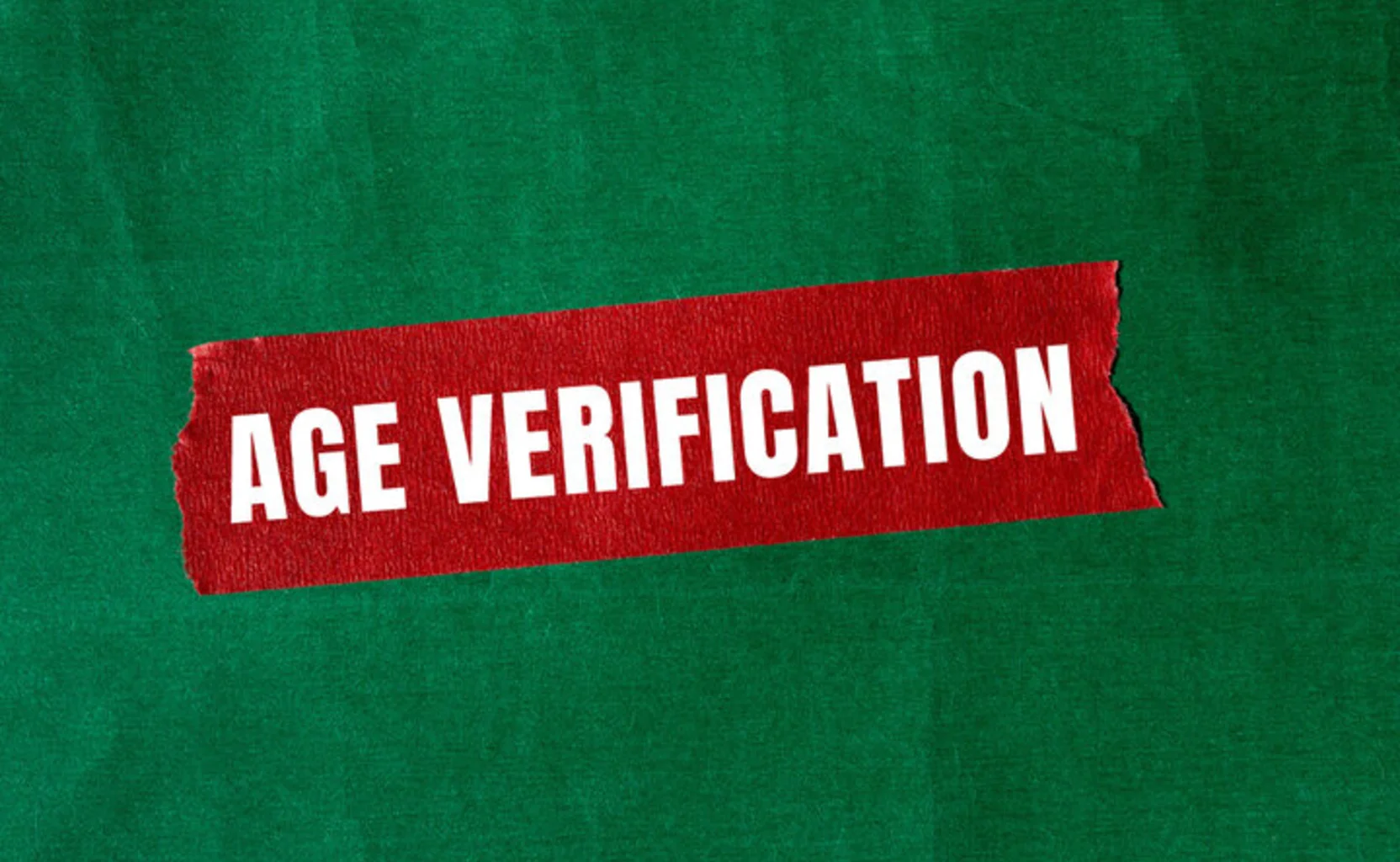 Conceptual representation of age verification and European digital identity